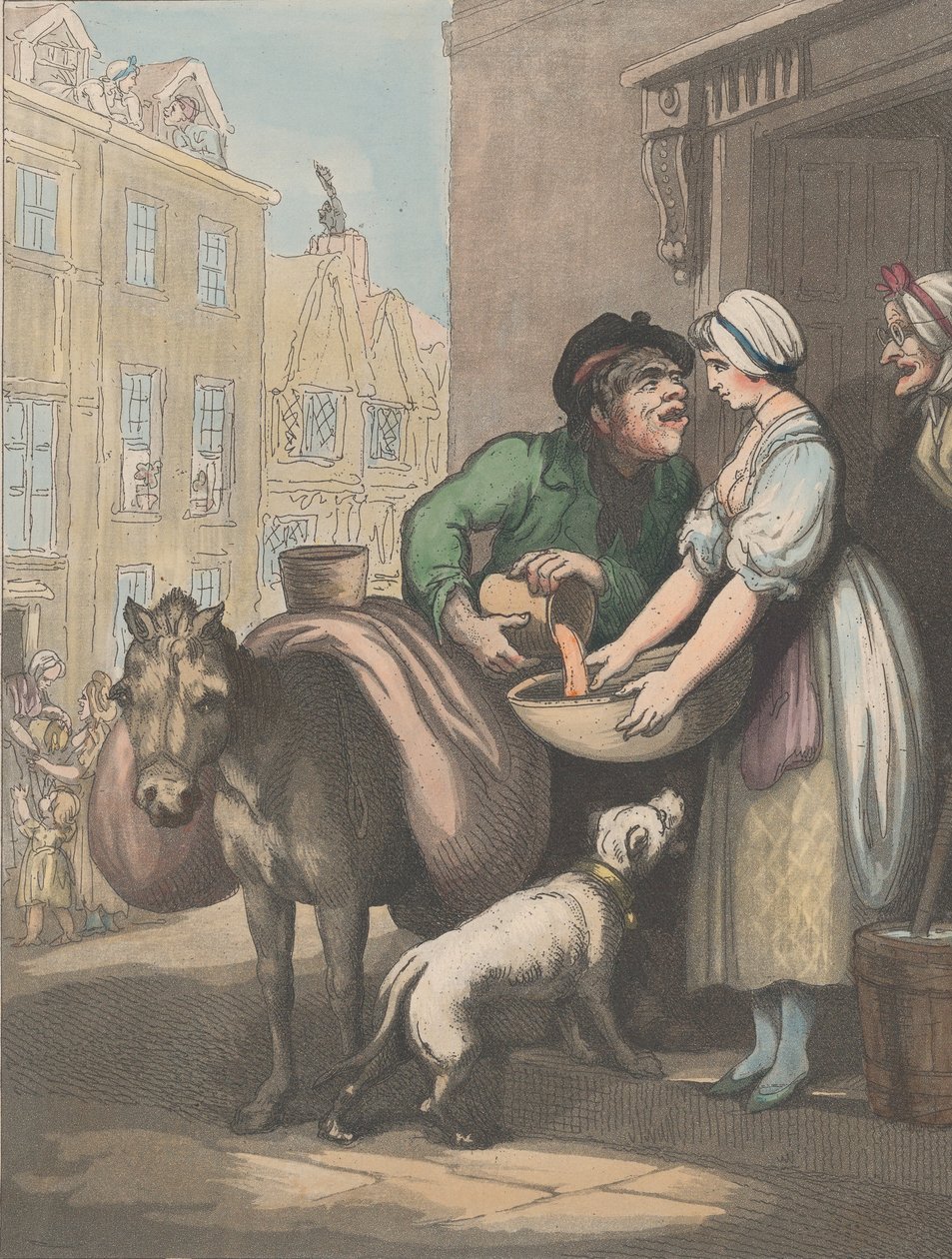 Cries of London, nr. 4: Do You Want Any Brickdust, 20. februar 1799. av Henri Merke