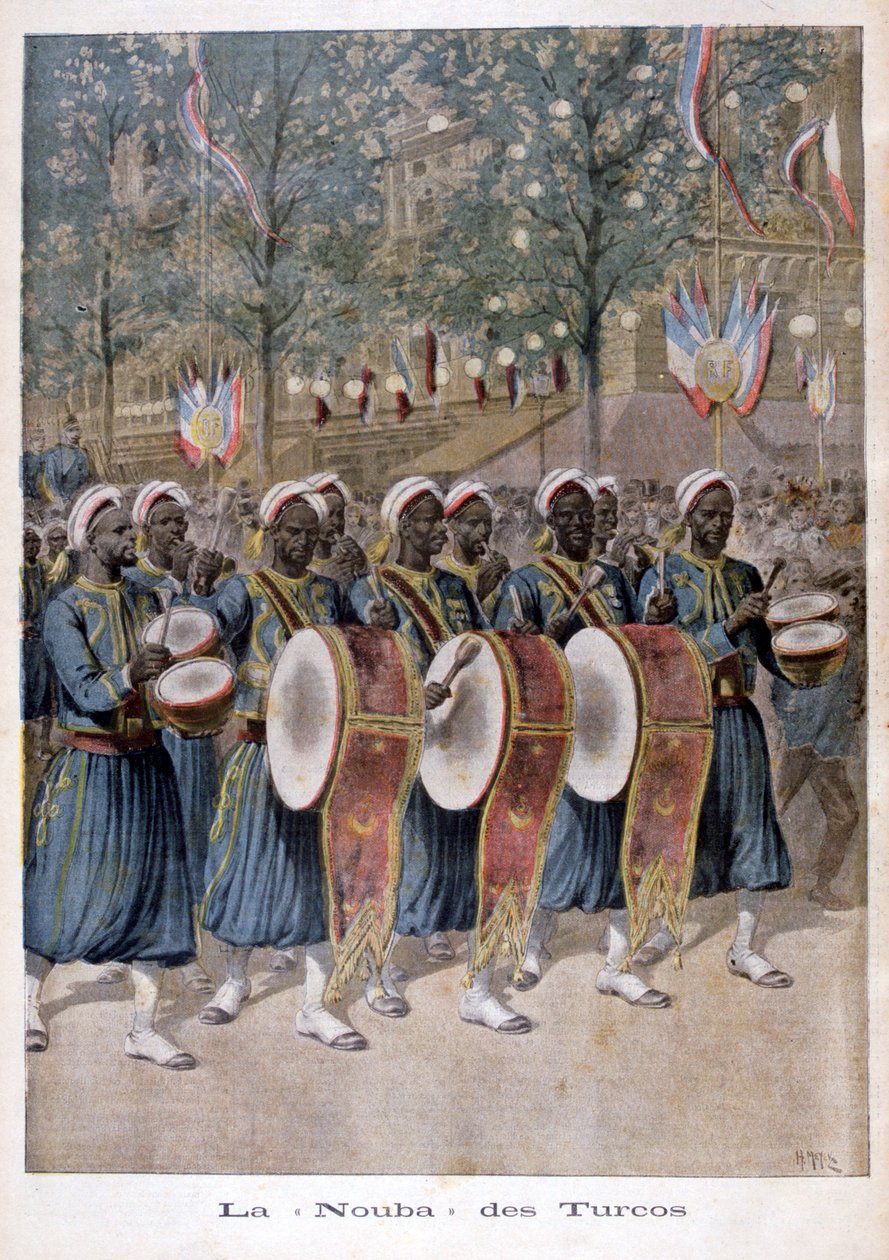Et regiment av algeriske Turcos, 1896 av Henri Meyer