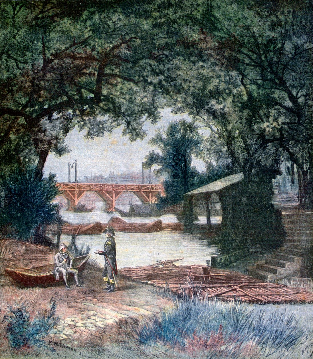 Akt én av Thermidor, av Victorien Sardou, 1891 av Henri Meyer