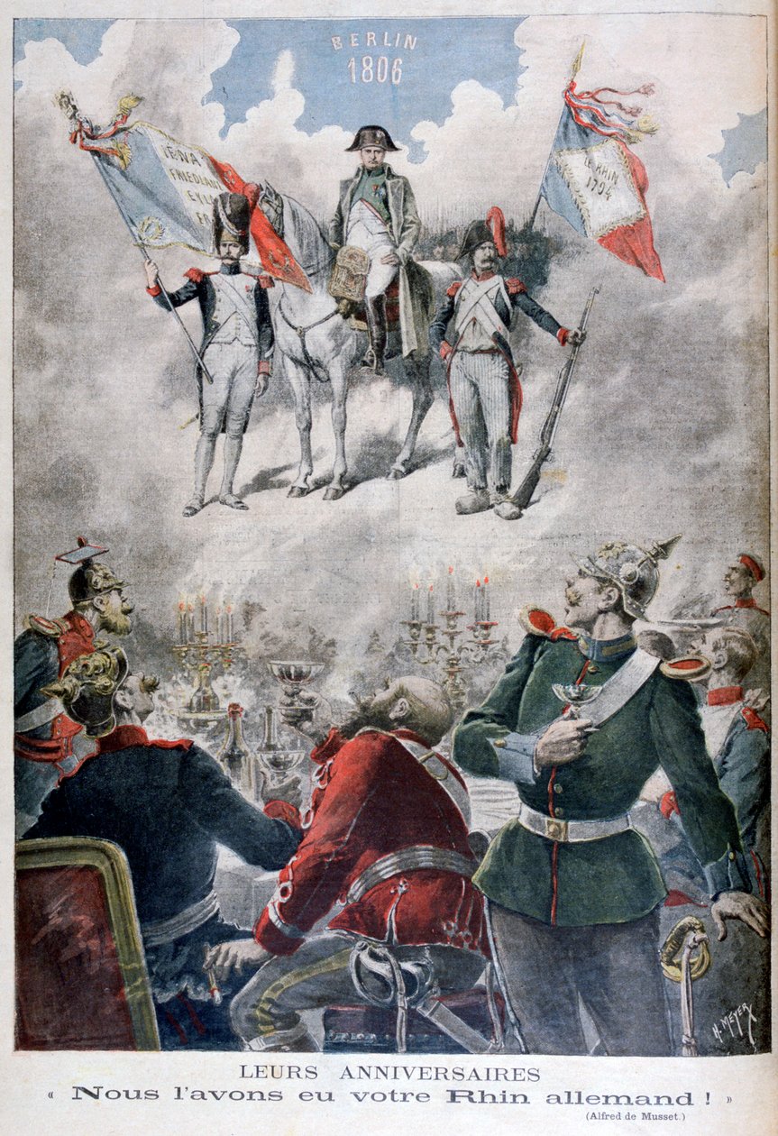 Anti-tysk allegori, 1895 av Henri Meyer