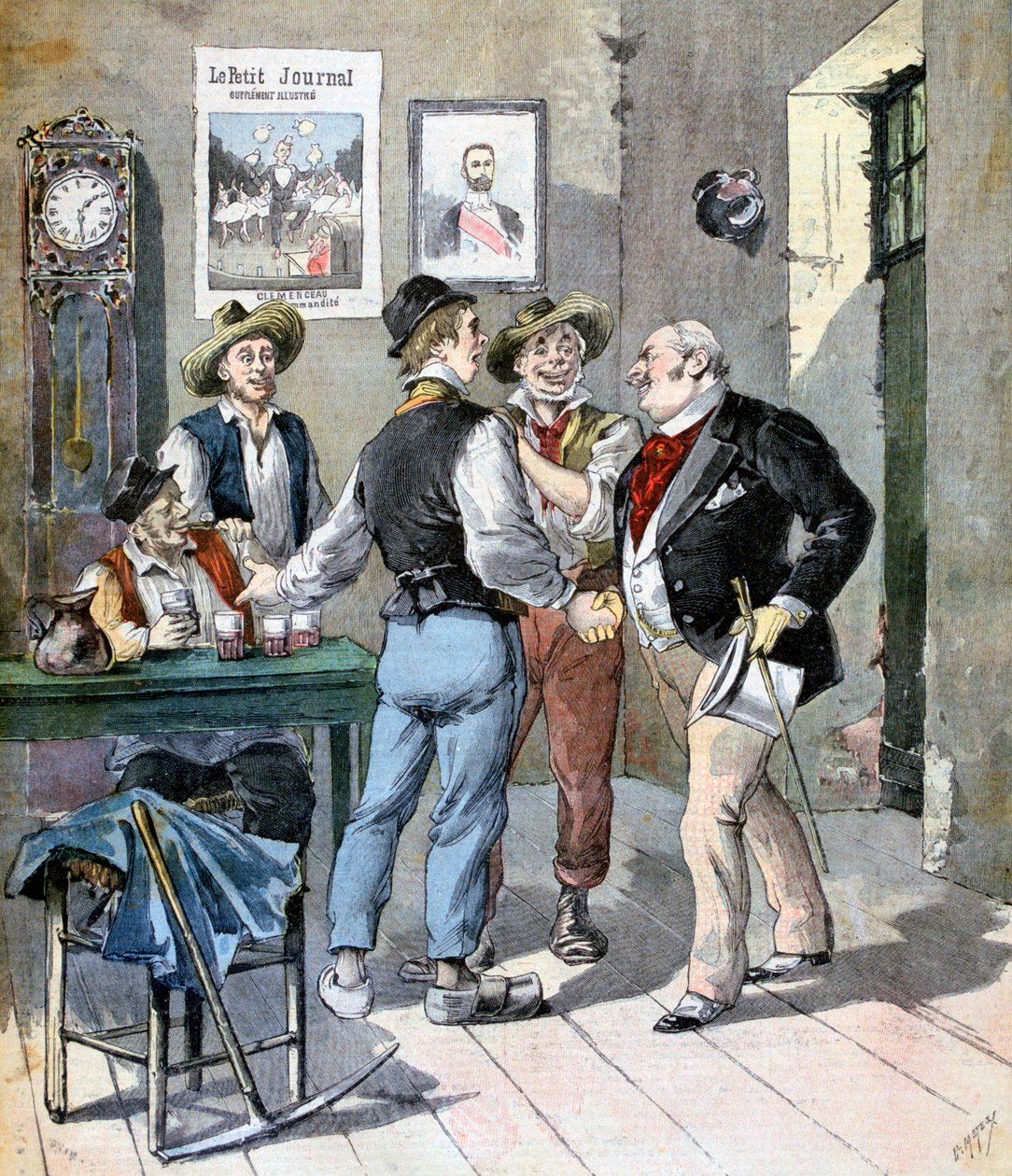Før valget, 1893 av Henri Meyer