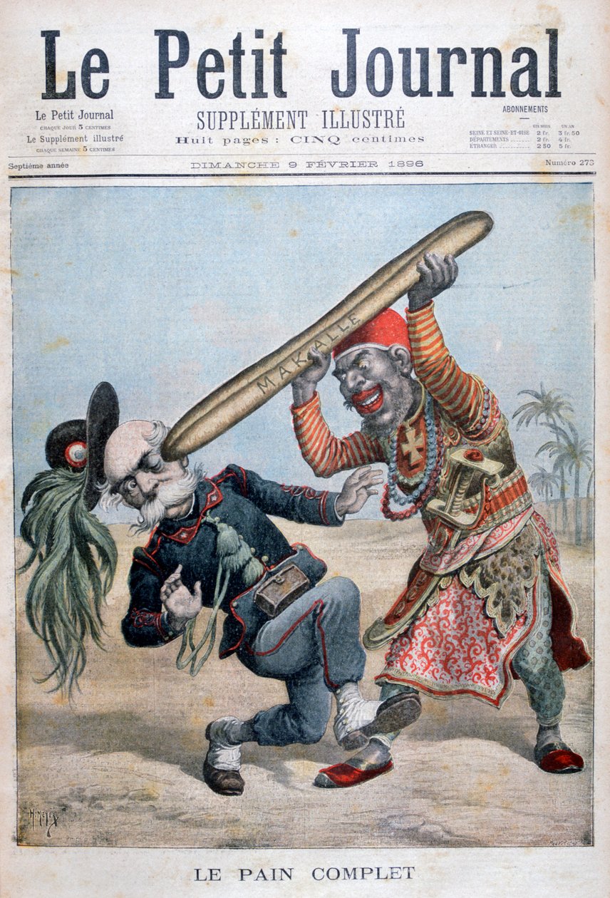 Karikatur av Francesco Crispi, italiensk politiker, 1896 av Henri Meyer