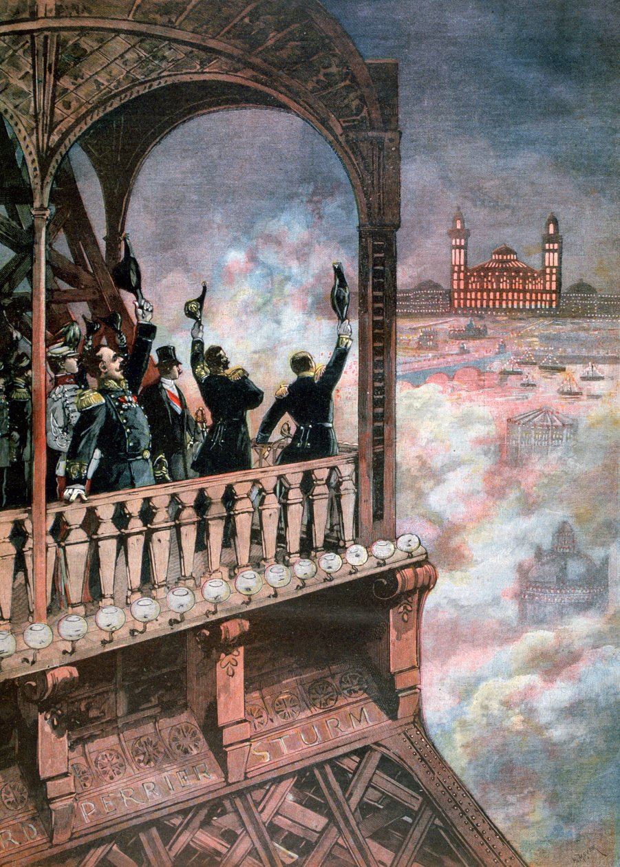 Feiringer i Paris til ære for den fransk-russiske dobbeltalliansen, 1893 av Henri Meyer