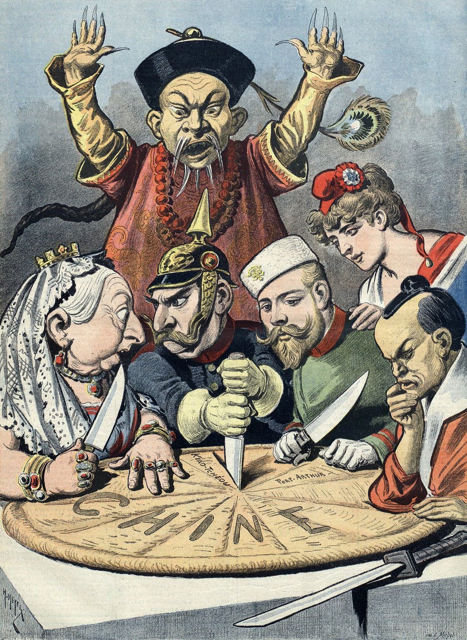 Kina imperialisme tegneserie av Henri Meyer