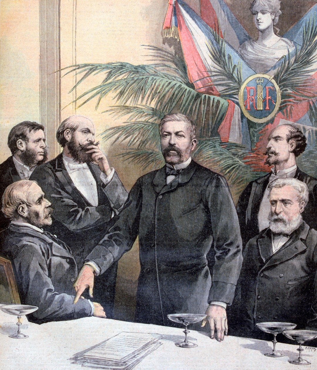 Ernest Constans og den franske republikk, Toulouse, 1893. av Henri Meyer