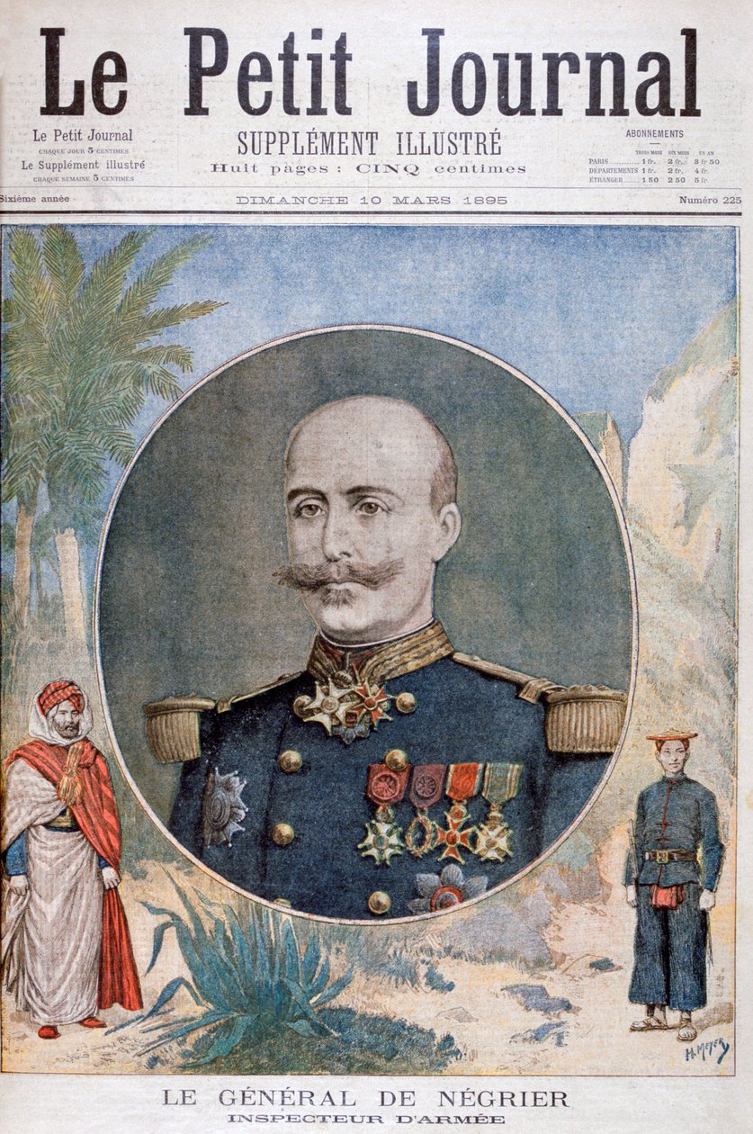 General de Négrier, generalinspektør for den franske hæren, 1895 av Henri Meyer