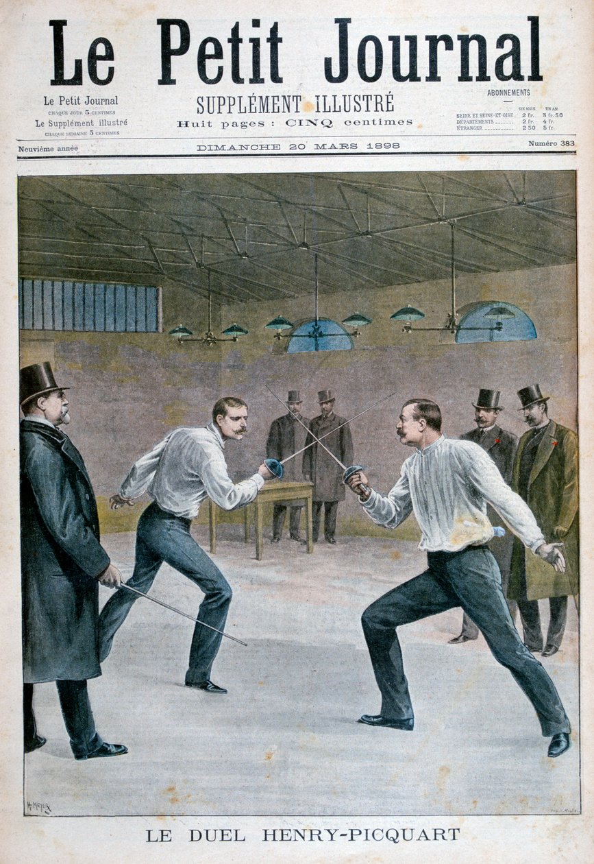 Henry-Picquart-duell, 1898 av Henri Meyer