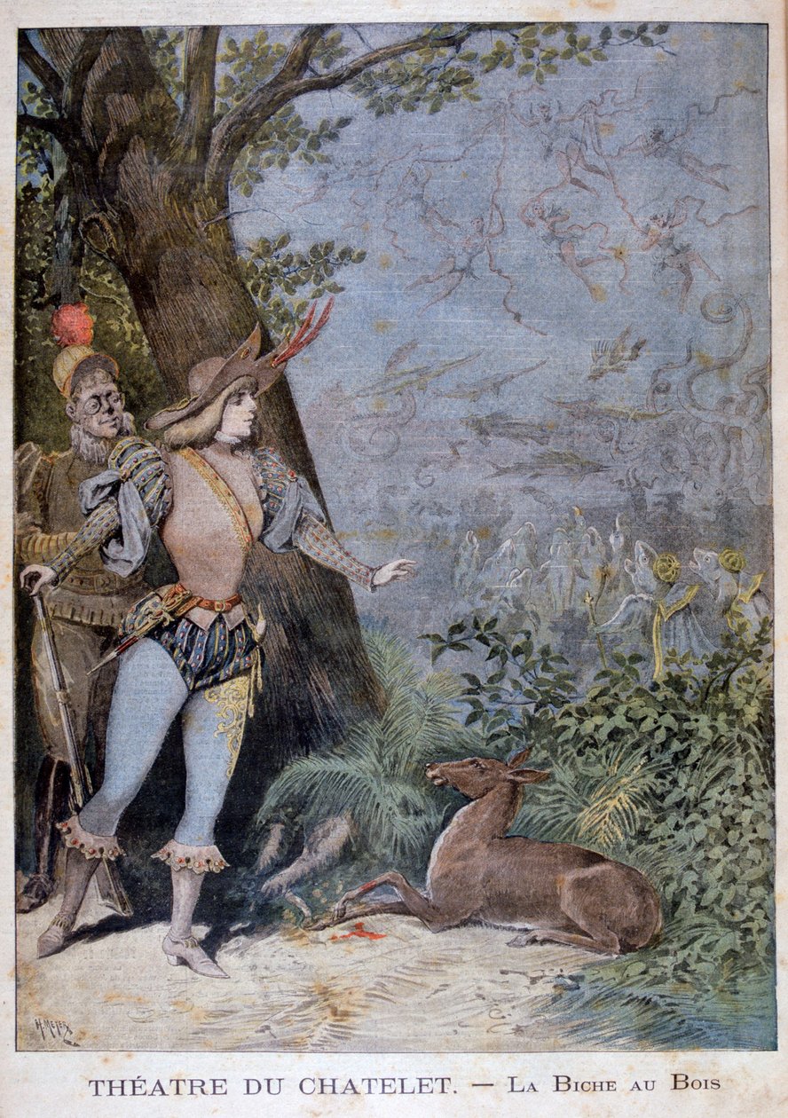 La Biche au Bois, Theatre du Châtelet, Paris, 1896 av Henri Meyer