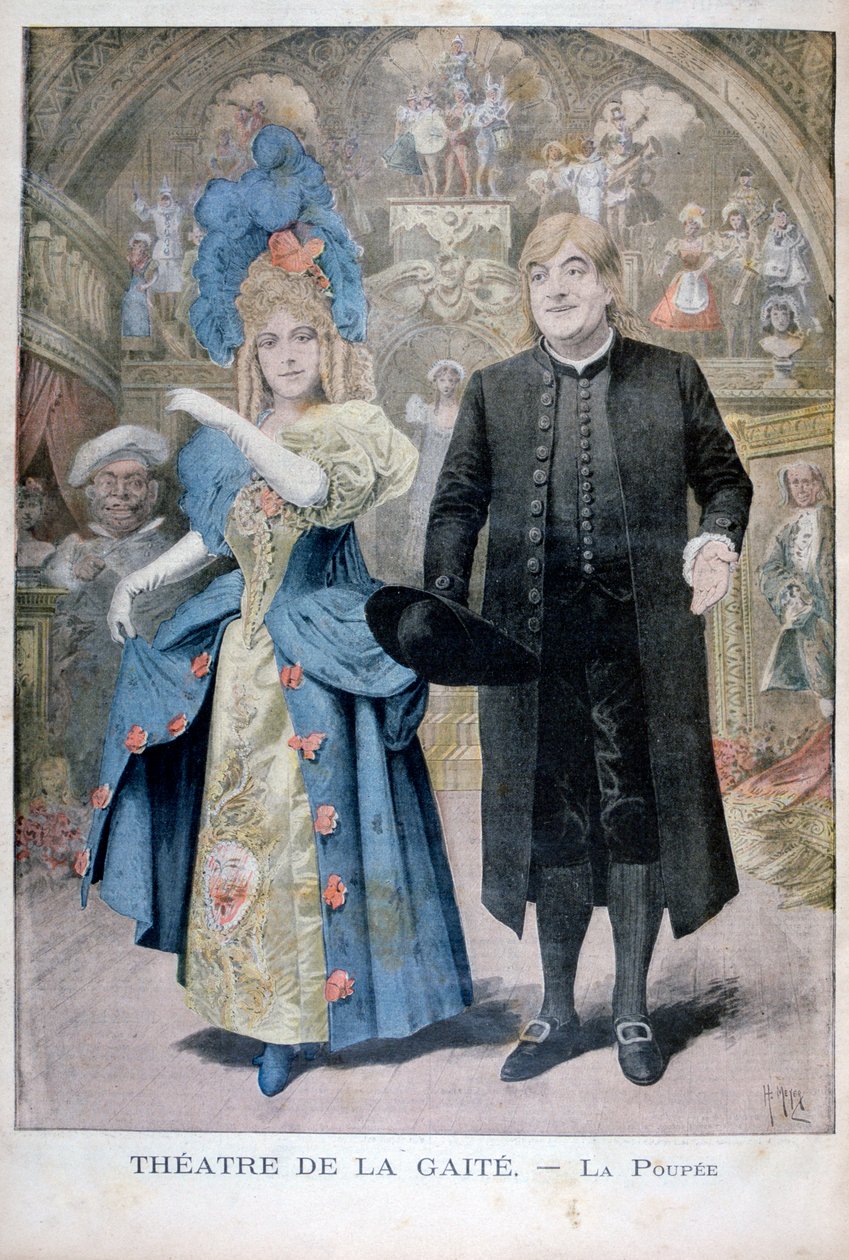 Dukken, Gaité Theatre, Paris, 1896 av Henri Meyer