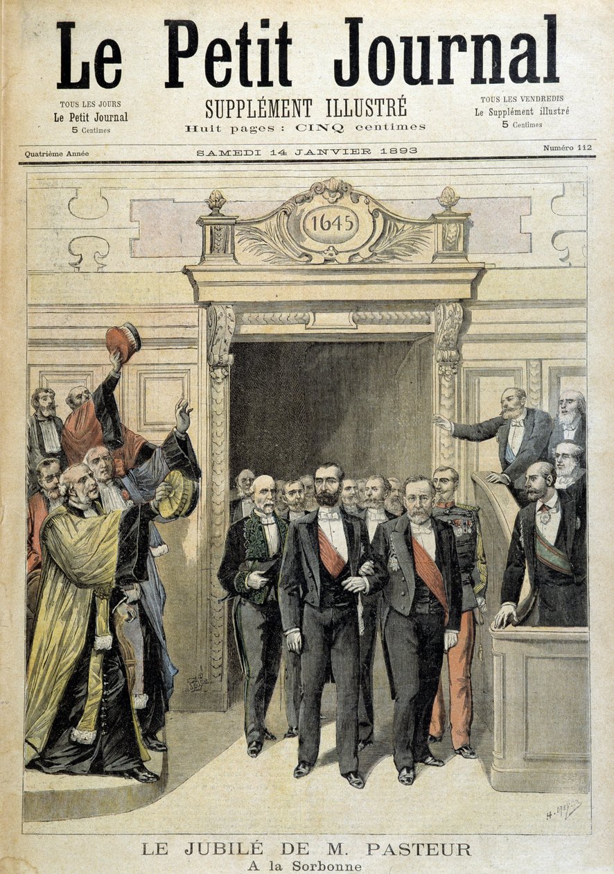 M. Pasteurs jubileum ved Sorbonne - i "" Le Petite Journal"" av 14.01.1893 av Henri Meyer