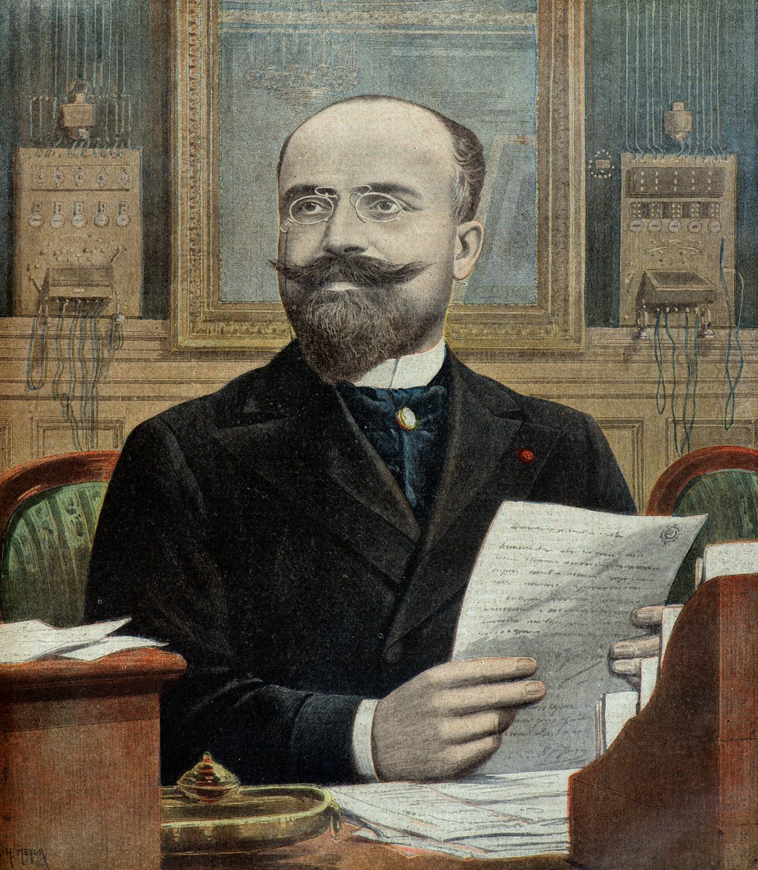 Politimesteren i Paris, Charles Blanc av Henri Meyer