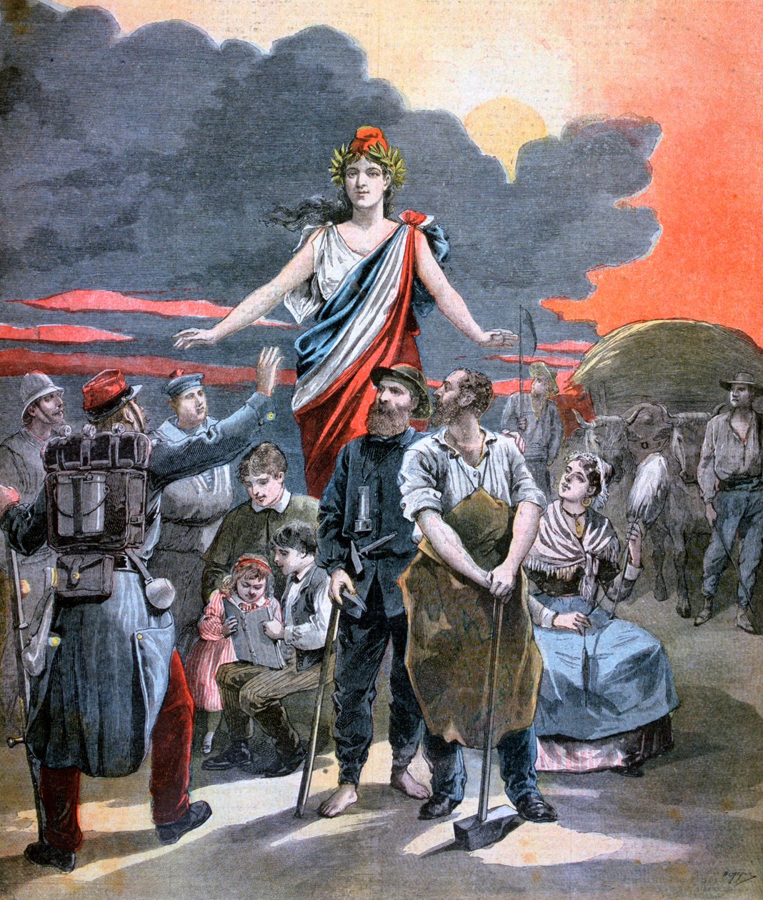 La oss snakke om en annen ting!, 1893 av Henri Meyer