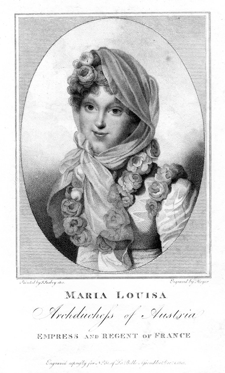 Maria Louisa, erkehertuginne av Østerrike, 1813. av Henri Meyer