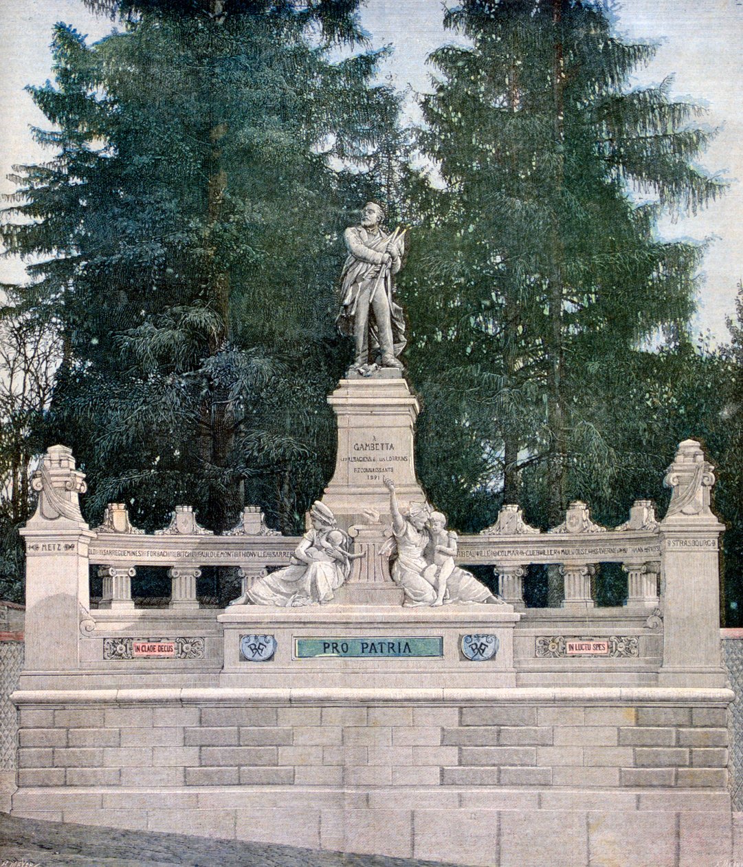 Monument til Leon Gambetta, Ville d