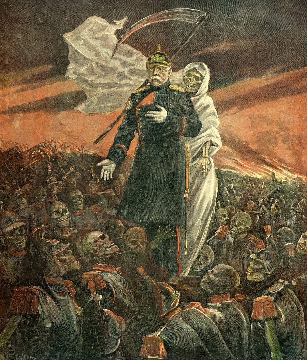 Portrett av Bismarck av Henri Meyer