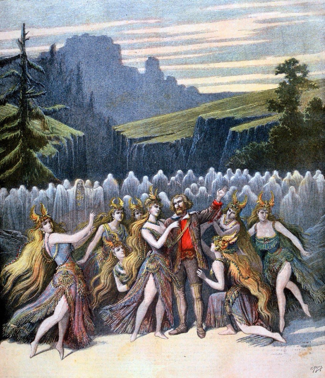Rest In Peace, forestilling på Théâtre de la Gaîté, 1894 av Henri Meyer