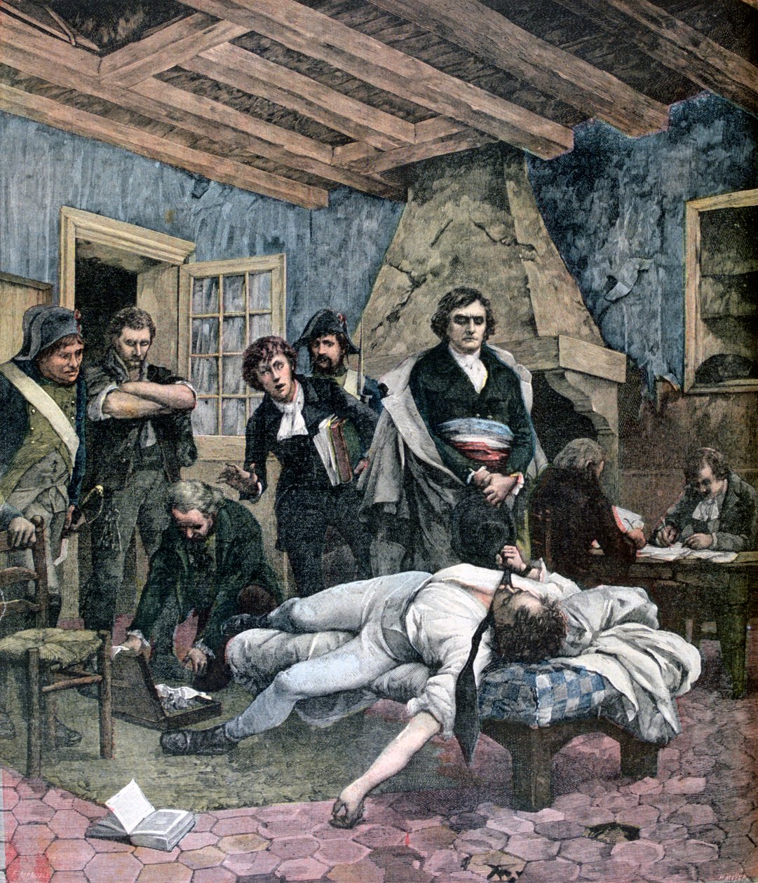 Charles Pichegrus død, 1891 av Henri Meyer