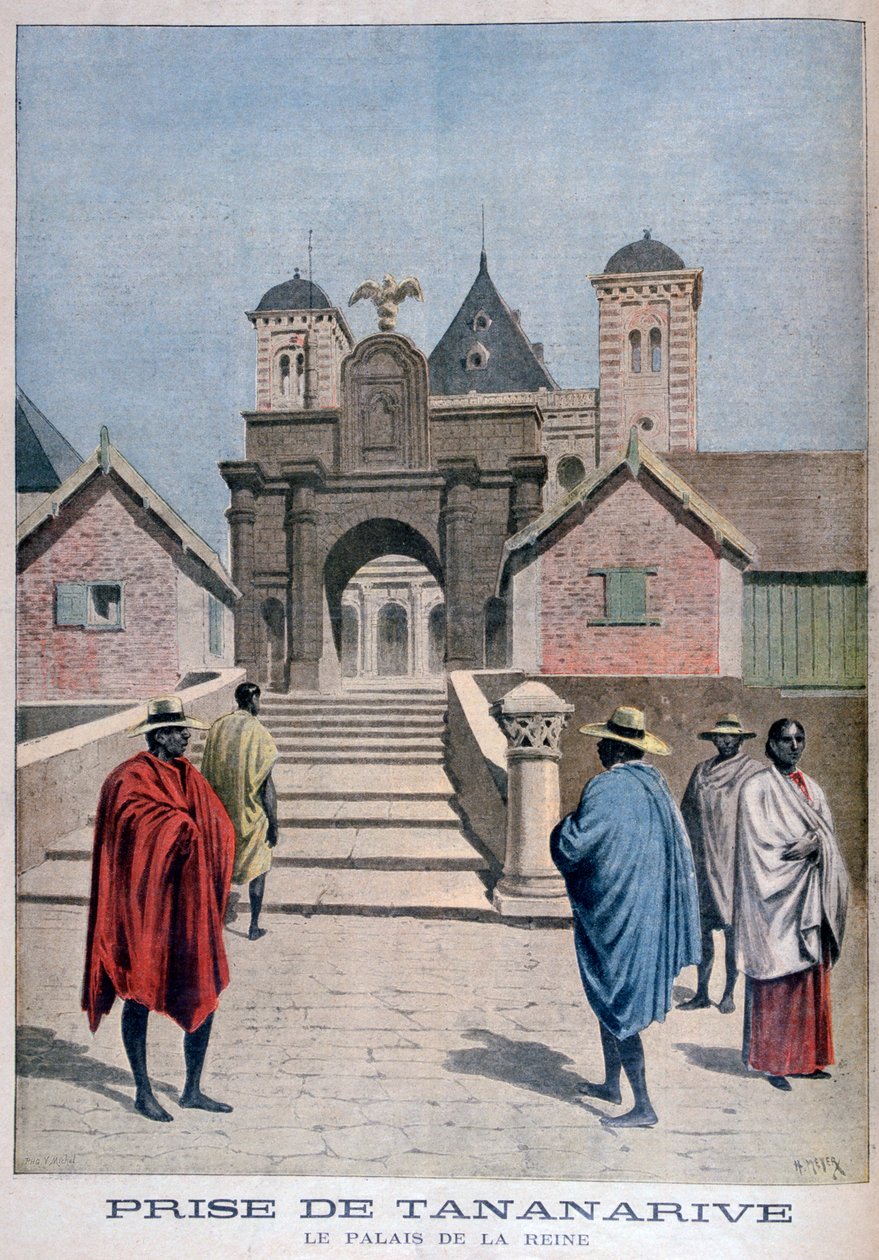 Queens Palace, Tananarive, Madagaskar, 1897 av Henri Meyer