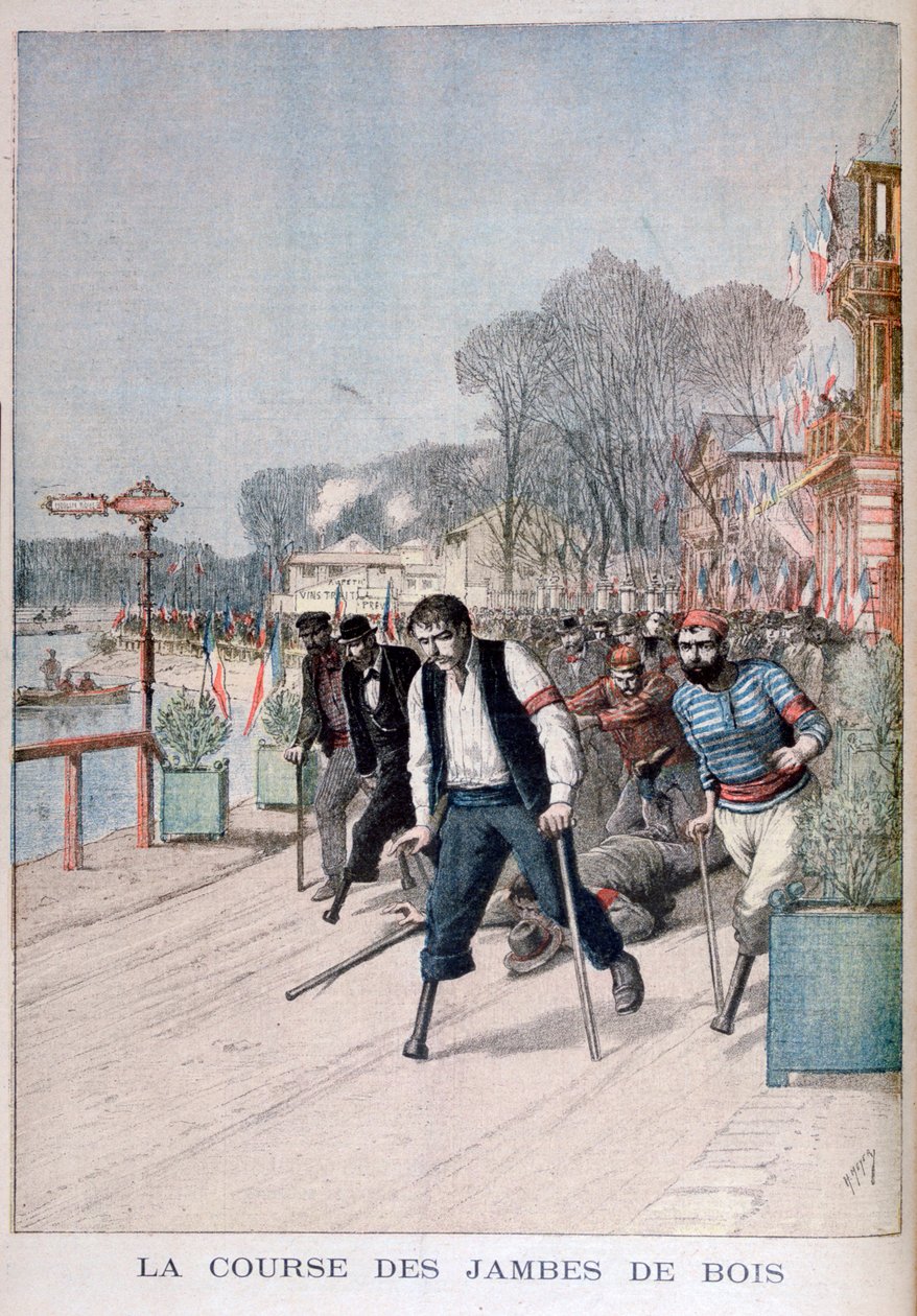 The Race of the Wooden Legs, 1895 av Henri Meyer