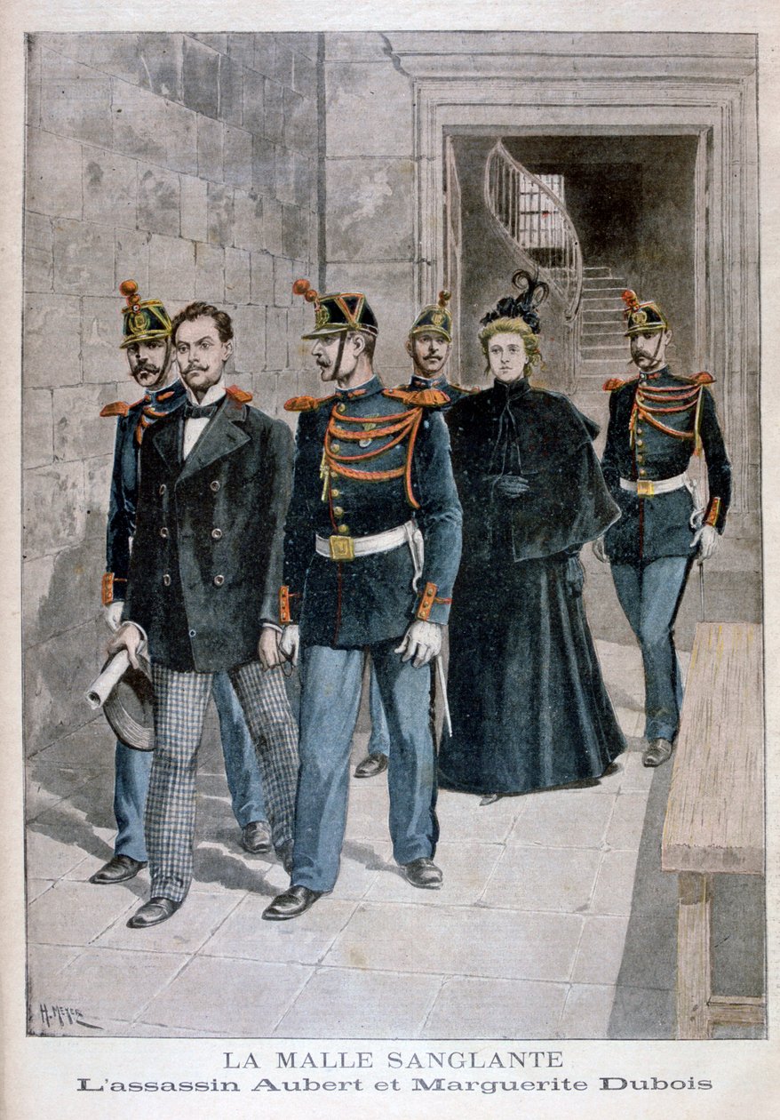 Attentatmennene Albert og Marguerite Dubois, 1896 av Henri Meyer