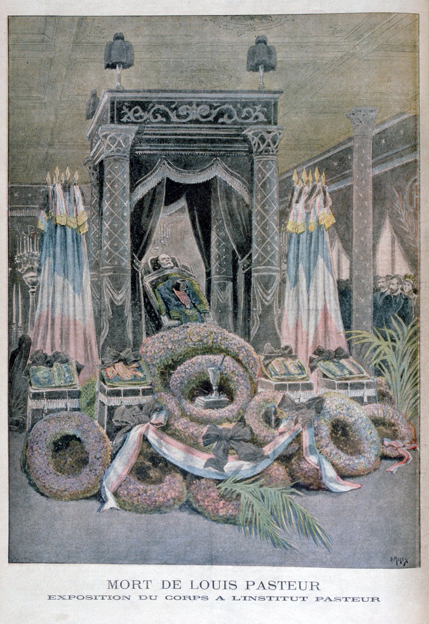 Louis Pasteurs død, fransk kjemiker, 1895 av Henri Meyer