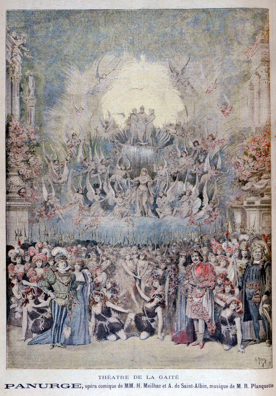 Operaen Panurge, ved Théâtre de la Gaîté, Paris, 1895 av Henri Meyer