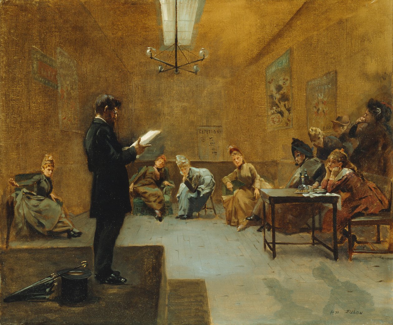 Teaterscene, av Henri Patrice Dillon