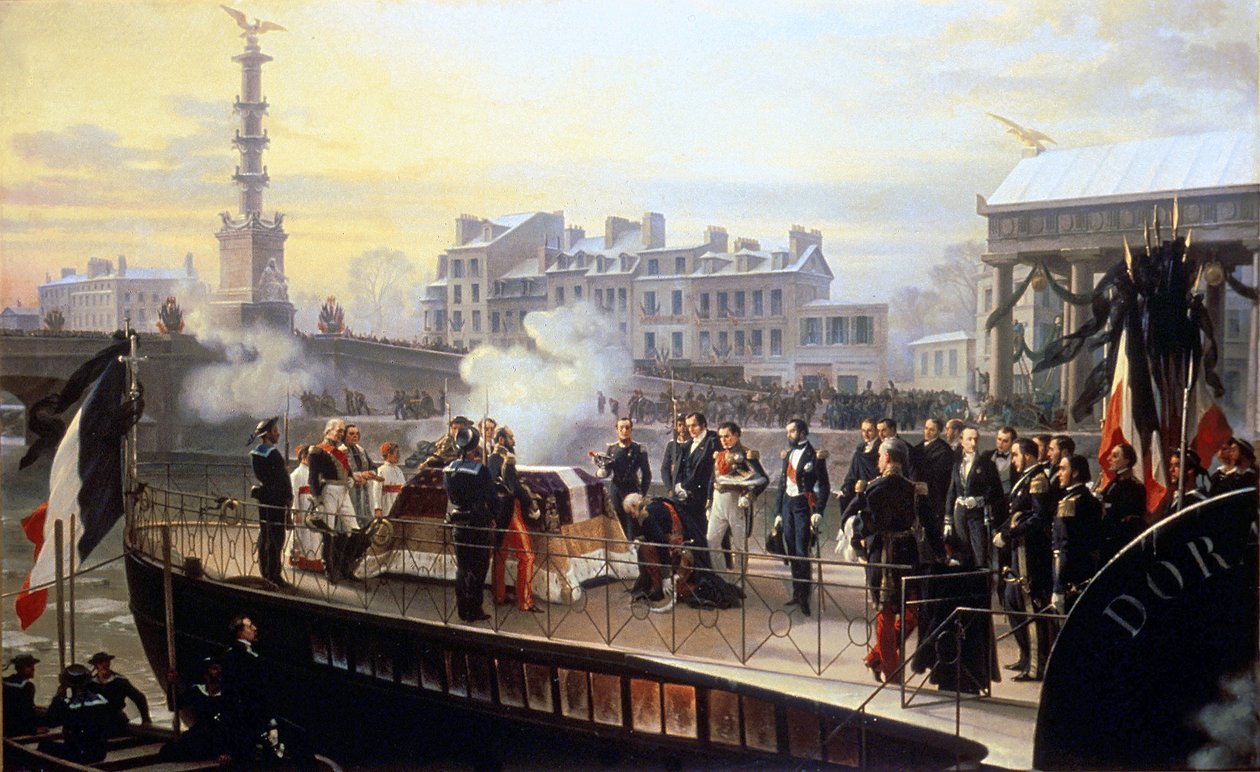 returen av Napoleons aske ved Courbevoie av Henri Philippoteaux