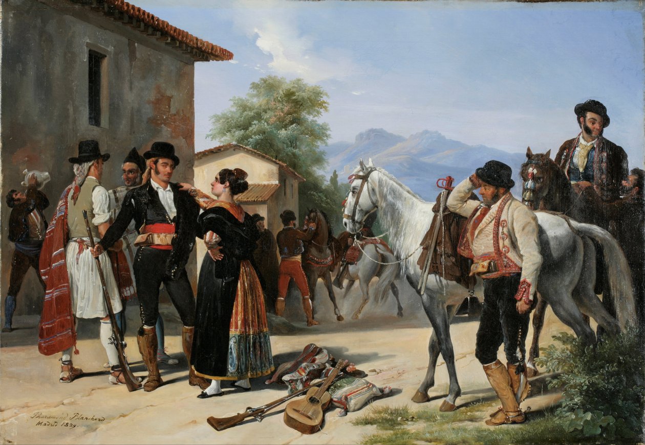 Smuglerne av Henri Pierre Léon Pharamond Blanchard