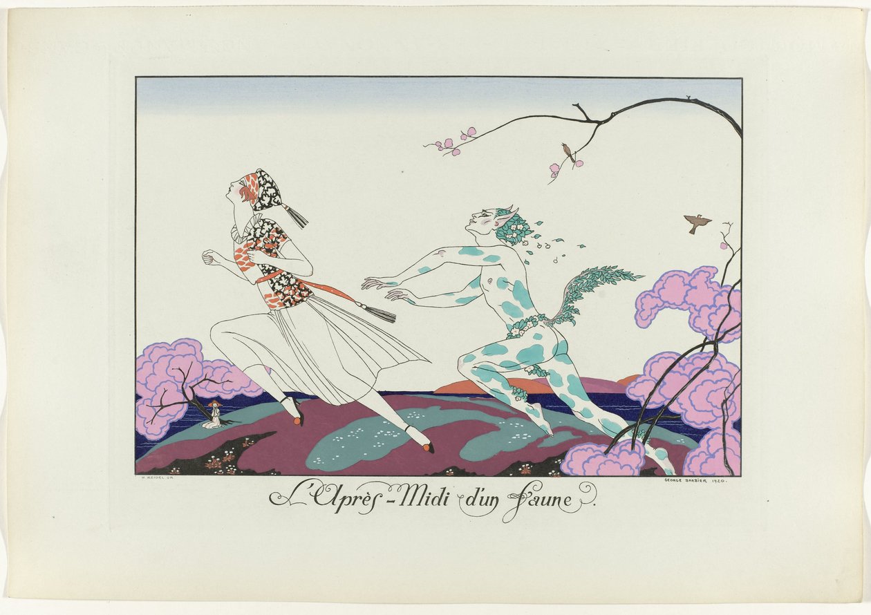 The Happiness of the Day eller Graces in Fashion: The Afternoon of a Faun (tittel på objekt) The Happiness of the Day eller Graces in Fashion (serietittel) av Henri Reidel