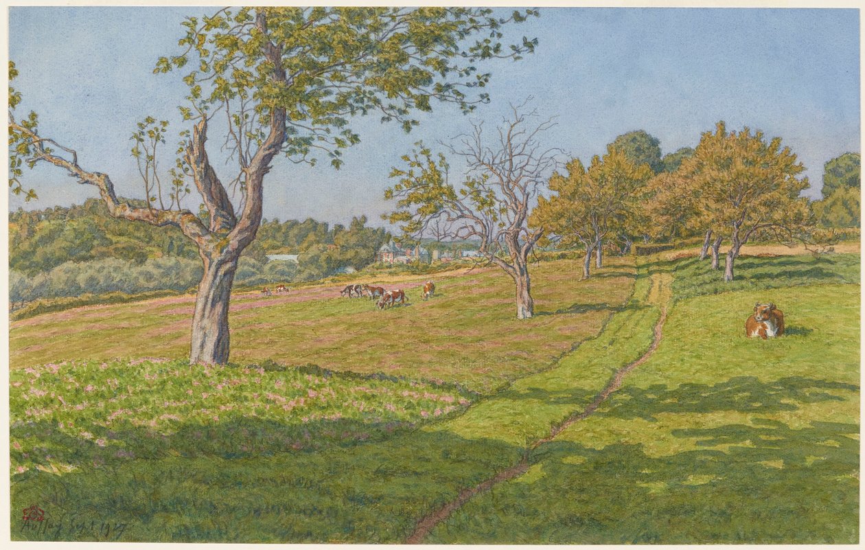 Jorder ved Auffay av Henri Rivière