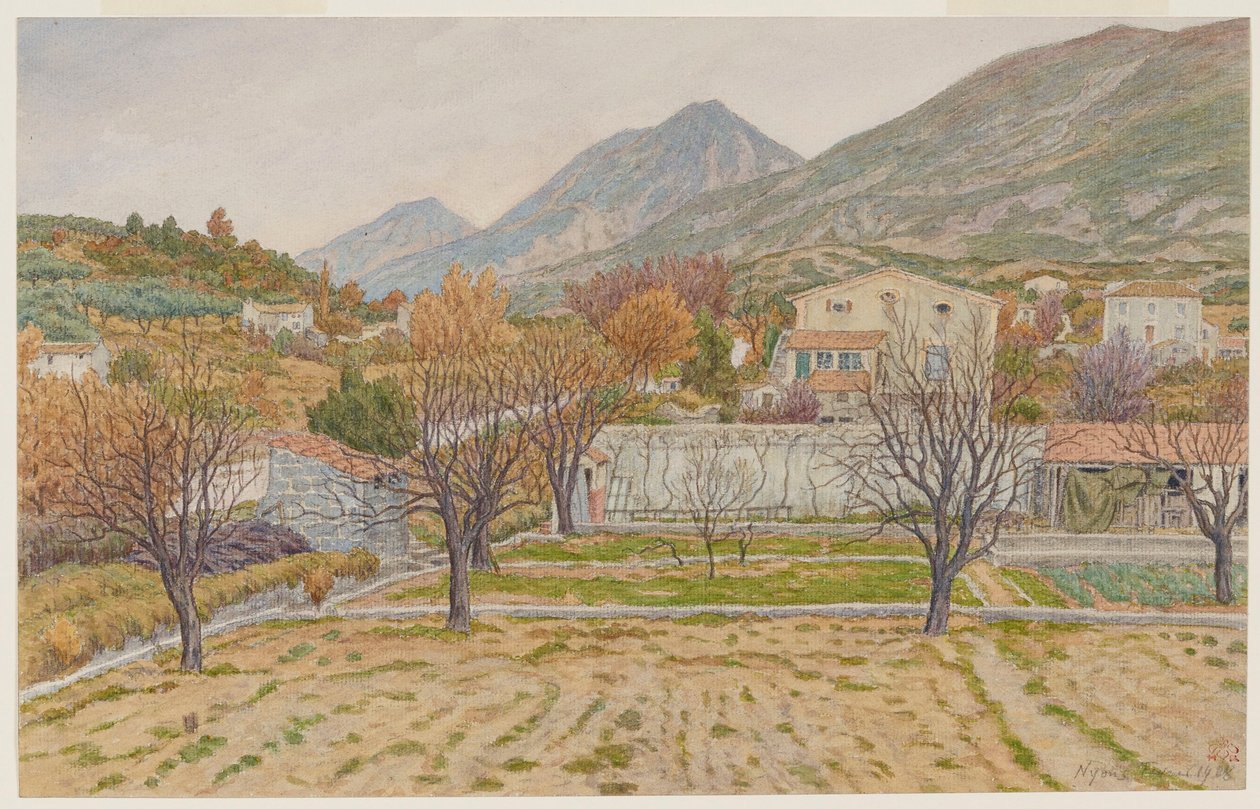 Umgebung von Nyons av Henri Rivière