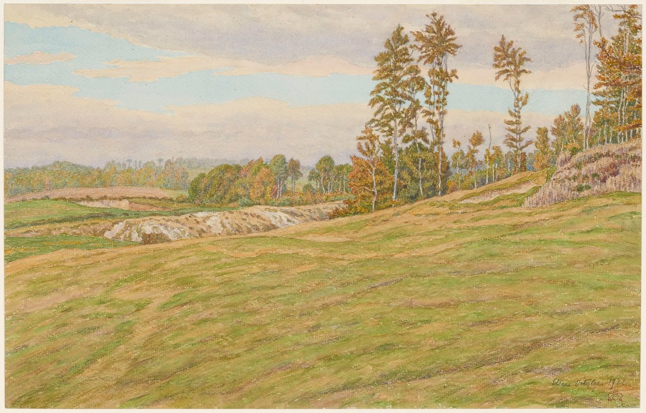 Omgivelsene rundt Clères av Henri Rivière