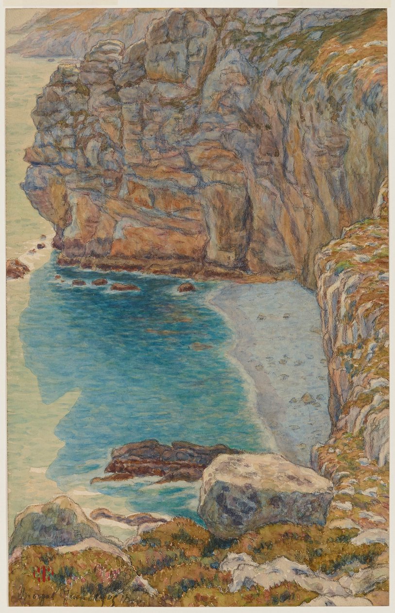Klipper ved Port Haor, Morgat av Henri Rivière