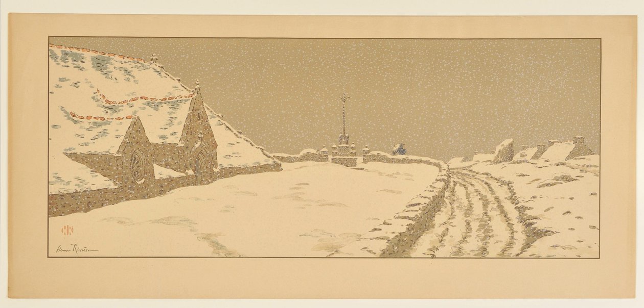 Snø av Henri Rivière