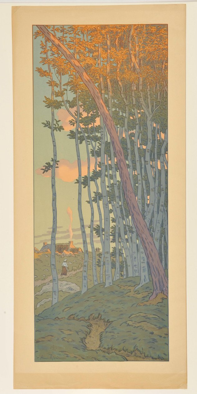 De siste strålene av Henri Rivière
