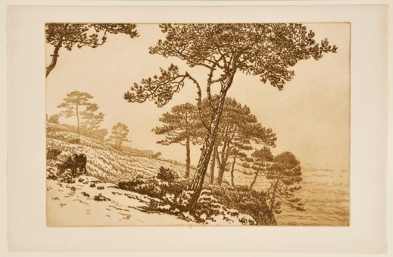 [Tåkete morgen] av Henri Rivière