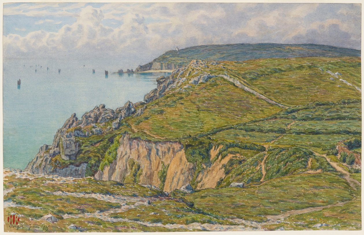 Stormfull morgen i Port-Mahon, Morgat av Henri Rivière
