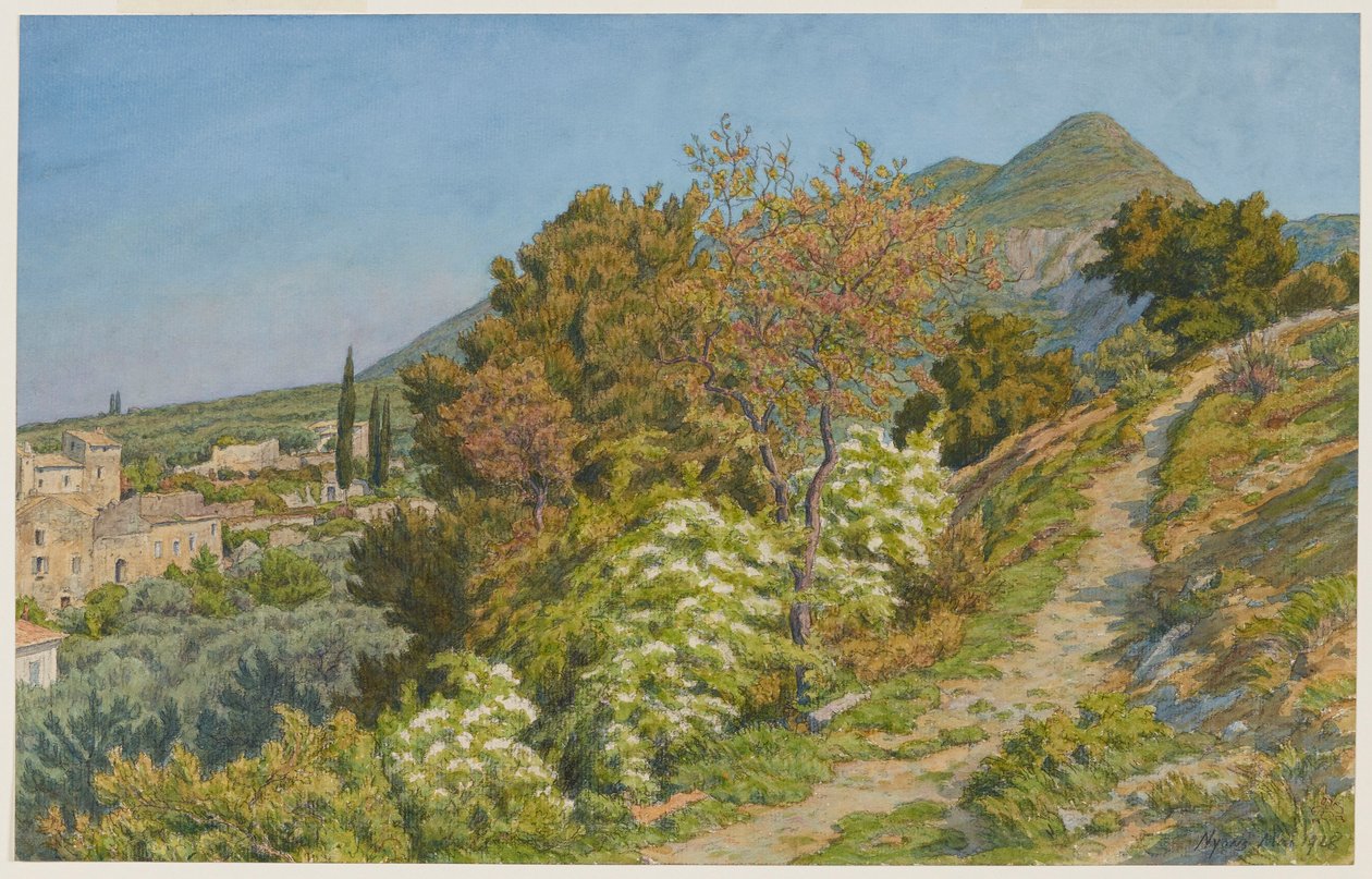 Nyons av Henri Rivière