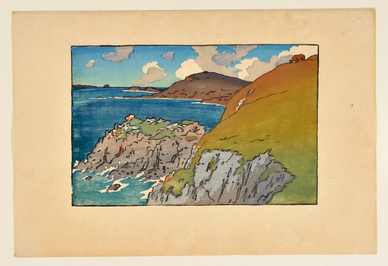 [Landskap med bretonske klipper] av Henri Rivière