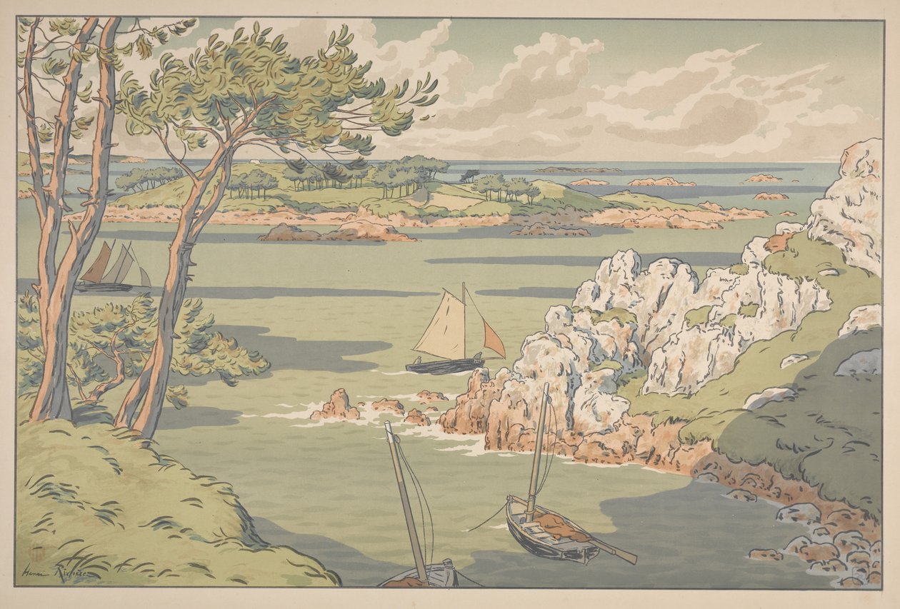 Aspekter av naturen: Øya av Henri Rivière