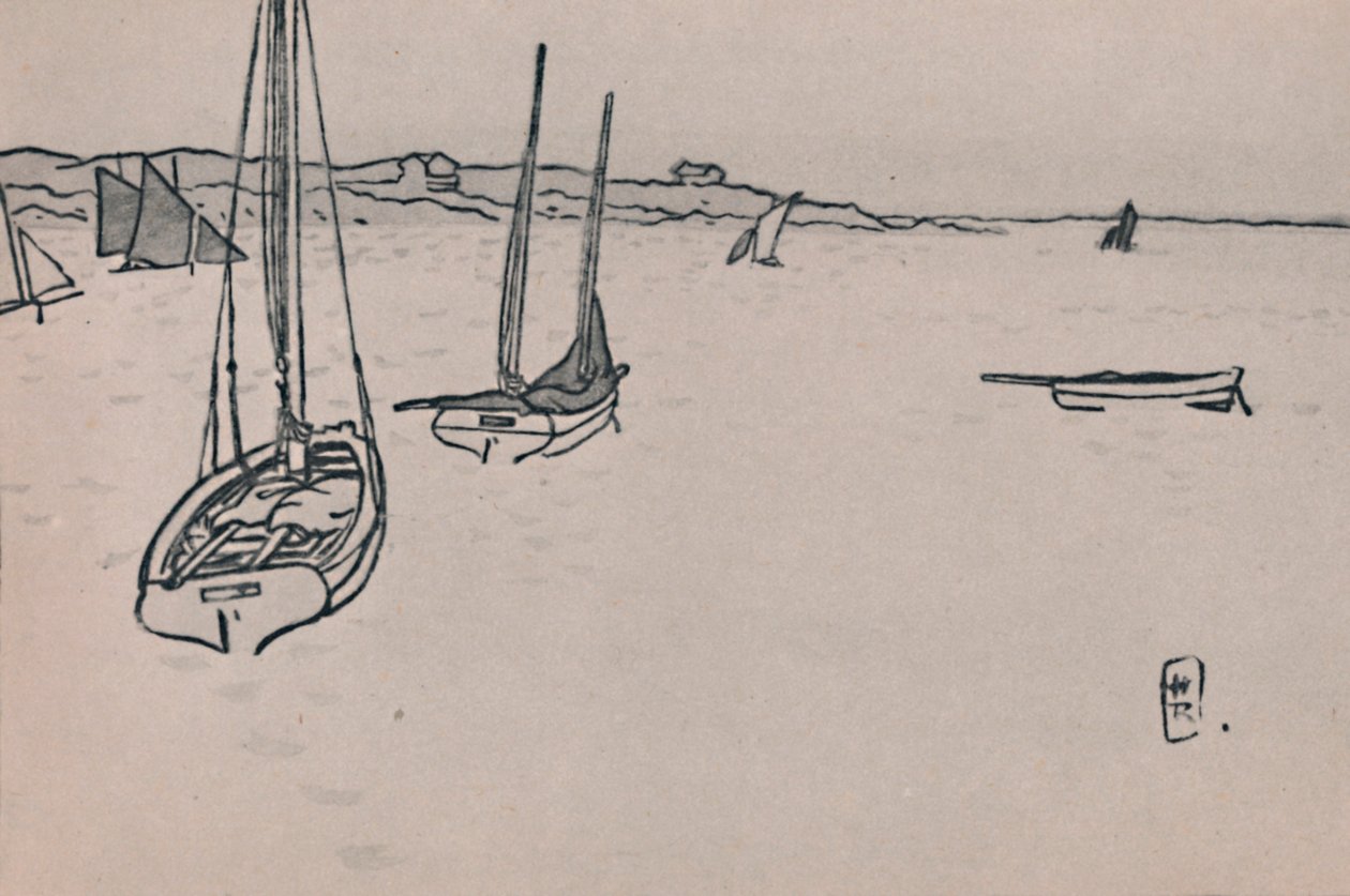 Bretonsk landskap, ca. 1900-tallet, 1946 av Henri Rivière