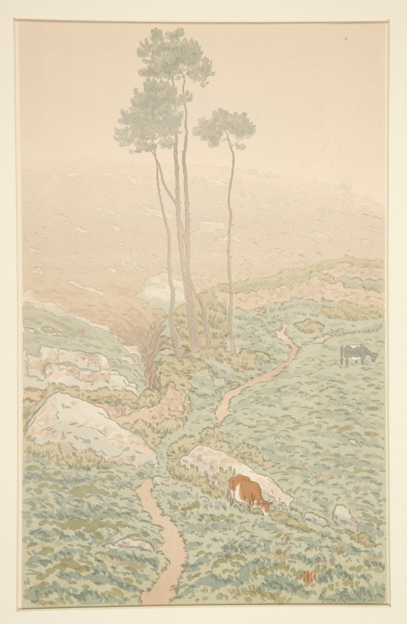 Morgenbrunett, fra La Feerie des Heures av Henri Rivière