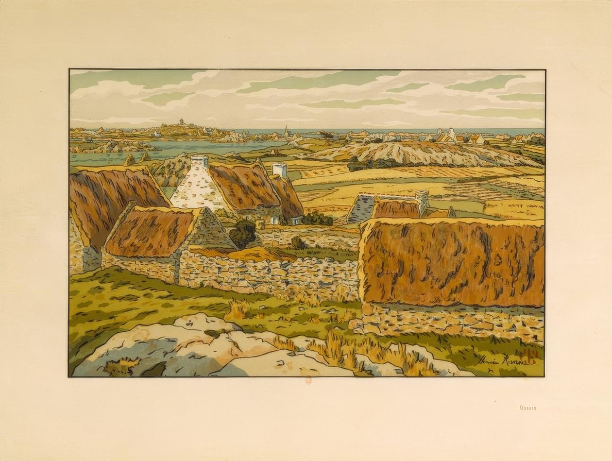 Brehat Island av Henri Rivière