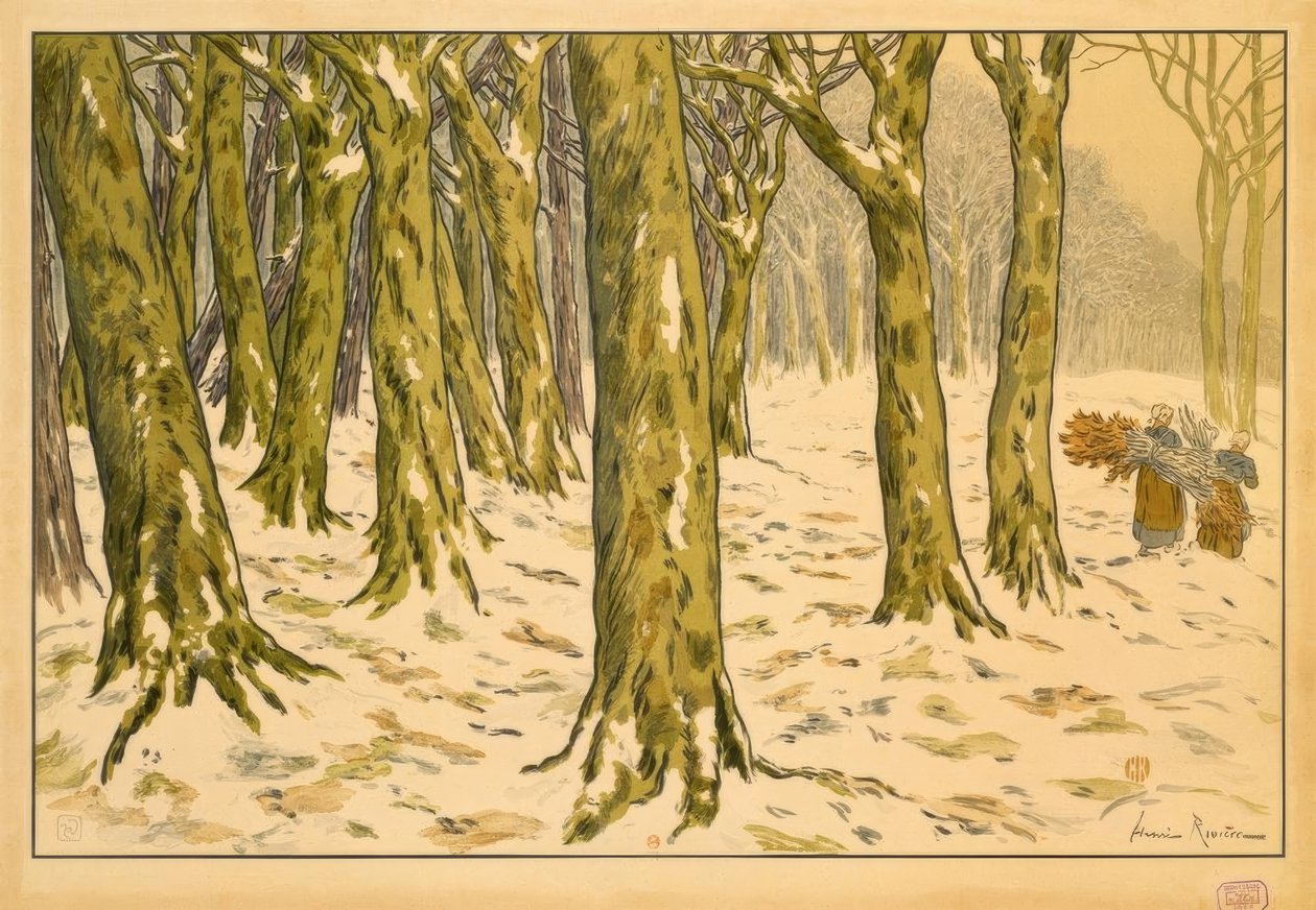 Tre. Vinter av Henri Rivière