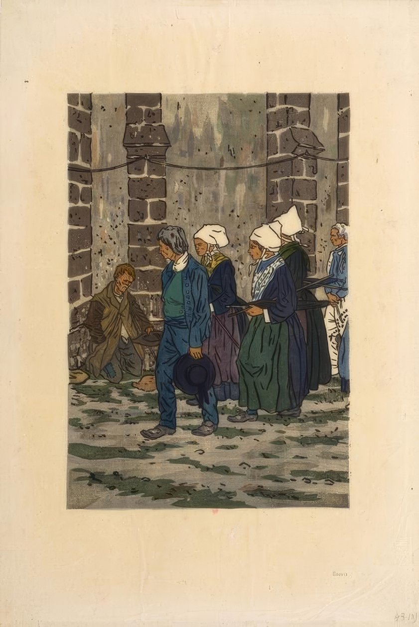 Benådningen av Sainte-Anne-la-Palud av Henri Rivière