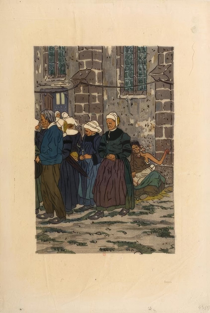 Benådningen av Sainte-Anne-la-Palud av Henri Rivière