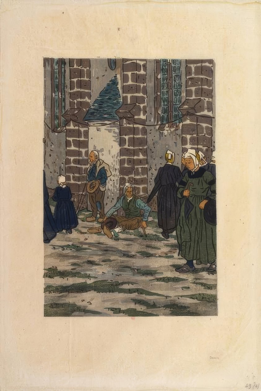 Benådningen av Sainte-Anne-la-Palud av Henri Rivière