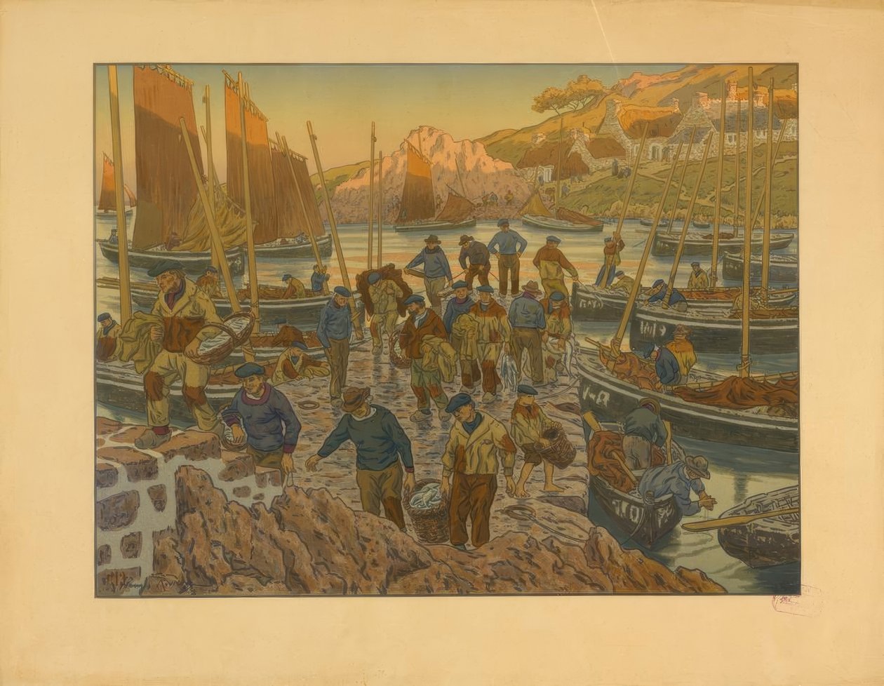 Havnen av Henri Rivière