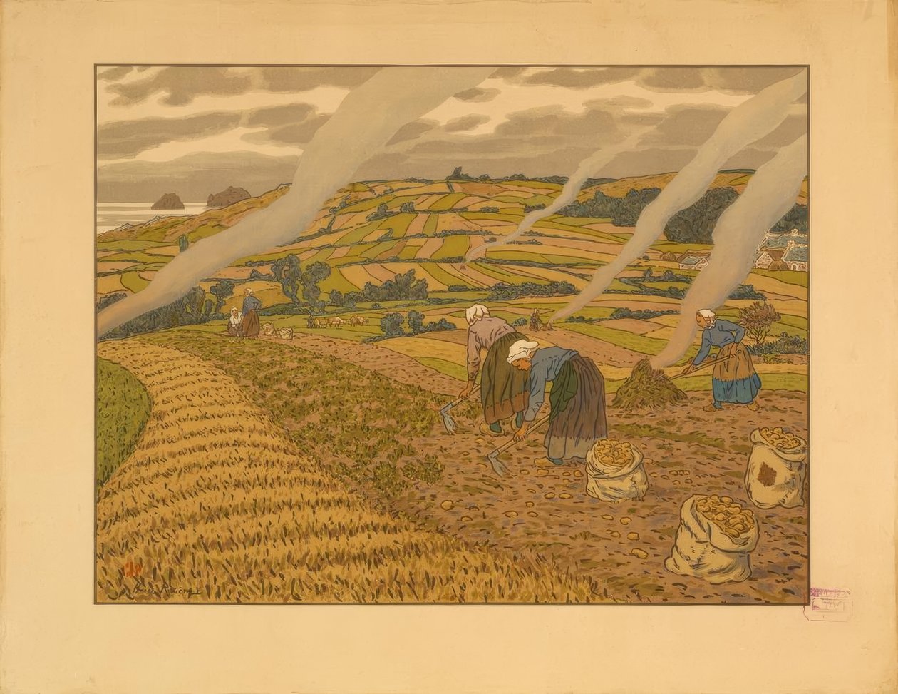 Feltarbeid av Henri Rivière